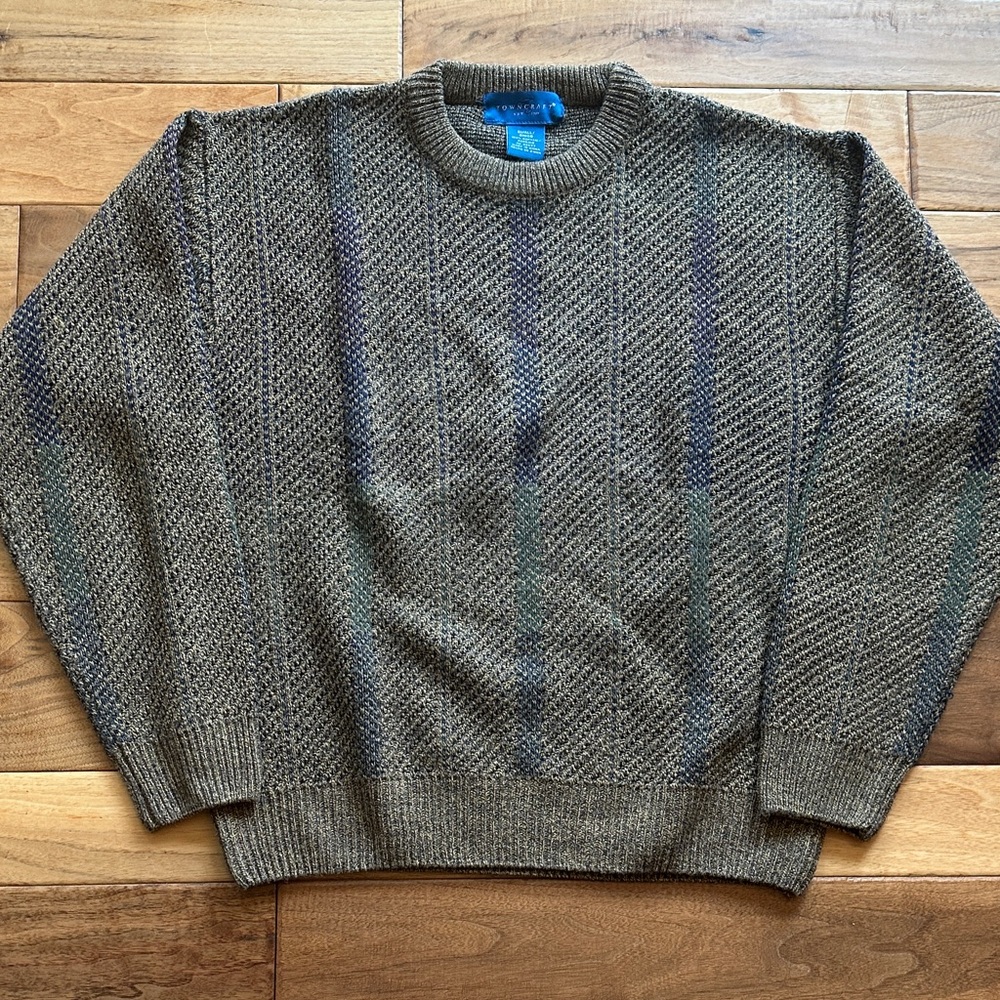 Vtg Towncraft abstract design sweater. Sz small